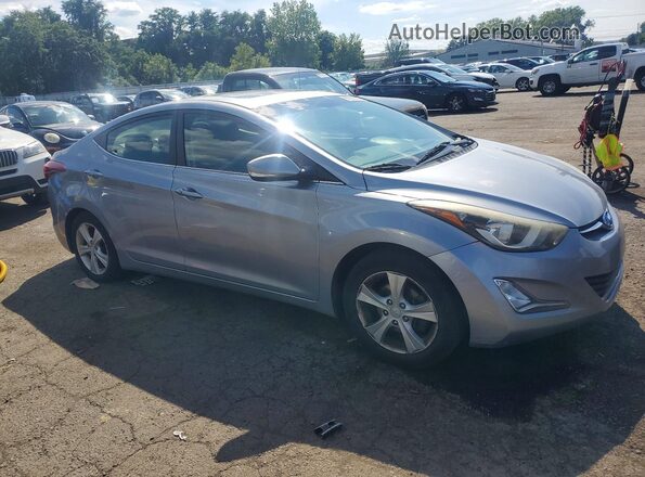 5NPDH4AE0GH779621 2016 HYUNDAI ELANTRA Gray Przód prawy