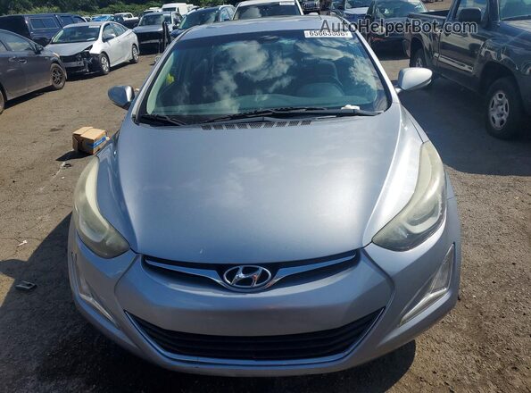 5NPDH4AE0GH779621 2016 HYUNDAI ELANTRA Gray Widok z przodu