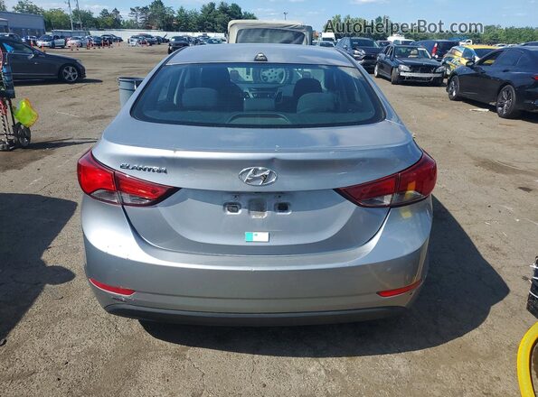 5NPDH4AE0GH779621 2016 HYUNDAI ELANTRA Gray Widok z tyłu