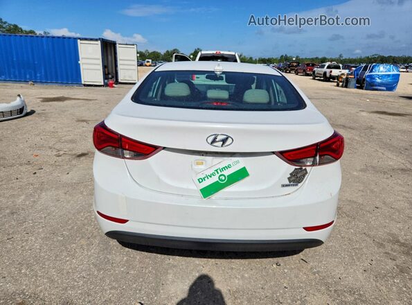 5NPDH4AE0GH787735 2016 HYUNDAI ELANTRA White Rear view
