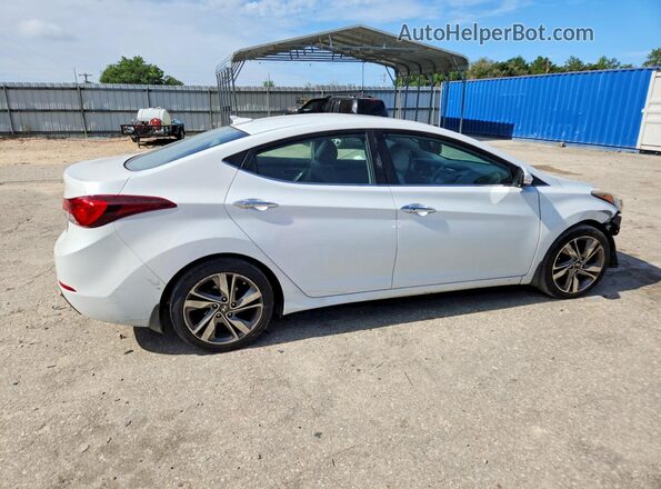 5NPDH4AE0GH787735 2016 HYUNDAI ELANTRA White Rear right
