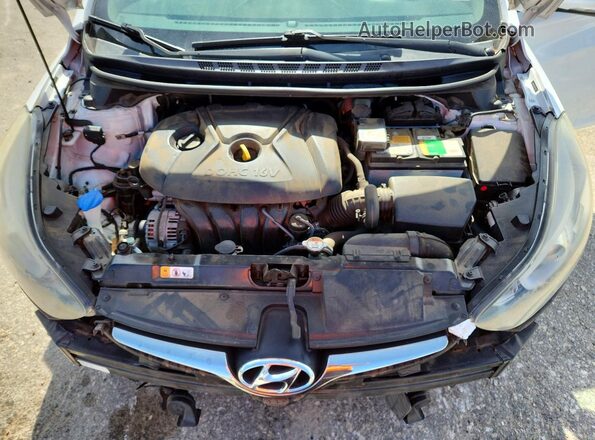 5NPDH4AE0GH787735 2016 HYUNDAI ELANTRA White Rear interior view