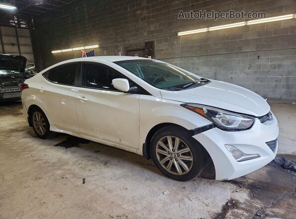 5NPDH4AE1GH659813 2016 HYUNDAI ELANTRA White Przód prawy