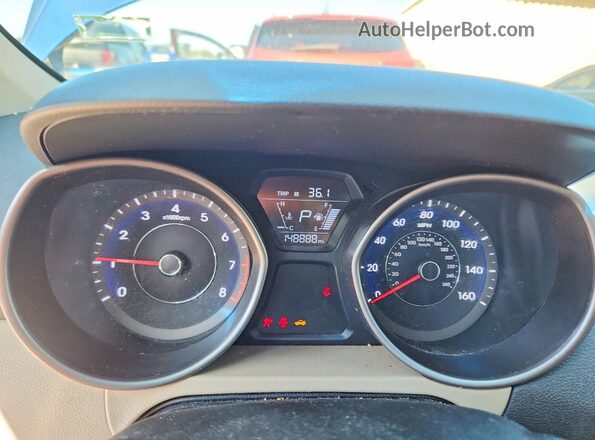 5NPDH4AE1GH662176 2016 HYUNDAI ELANTRA Blue VIN կոդի պիտակի տեսք