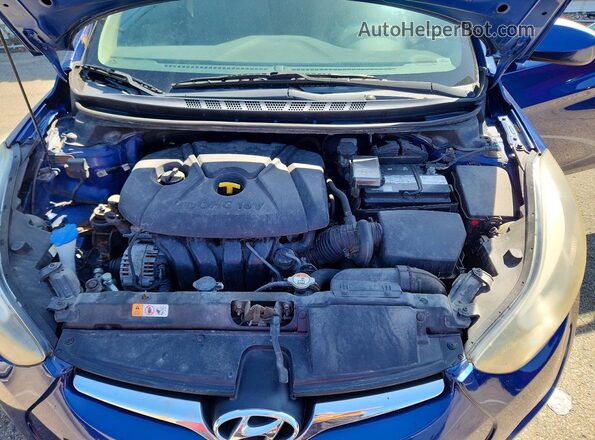 5NPDH4AE1GH662176 2016 HYUNDAI ELANTRA Blue 
