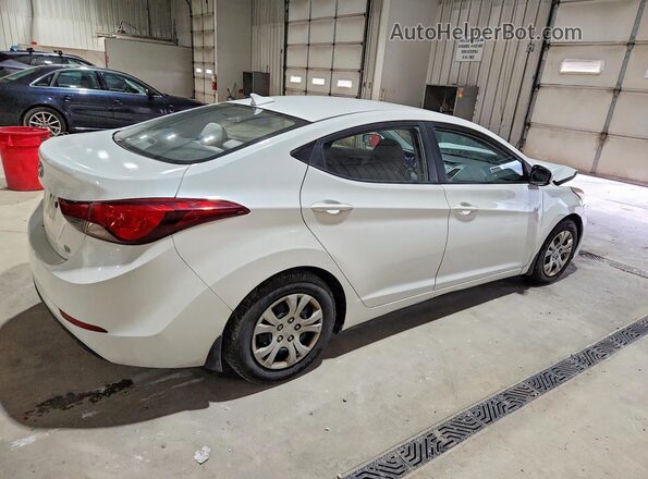 5NPDH4AE1GH693623 2016 HYUNDAI ELANTRA White Задня права чверть