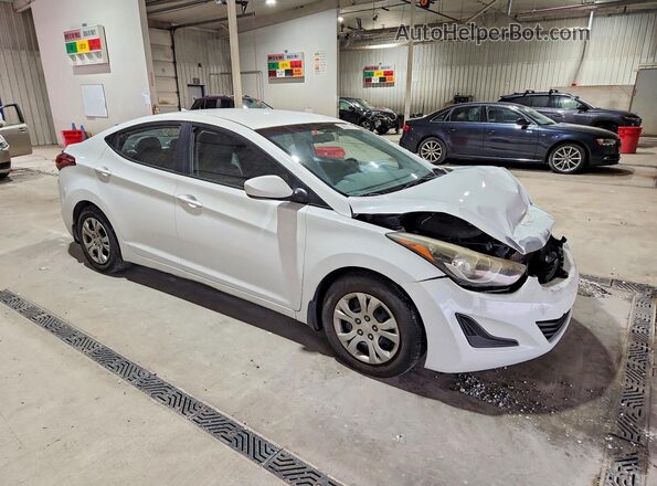 5NPDH4AE1GH693623 2016 HYUNDAI ELANTRA White Передня права чверть