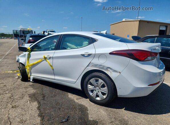 5NPDH4AE1GH704409 2016 HYUNDAI ELANTRA White Trasero izquierdo