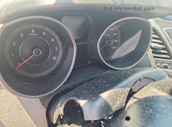 5NPDH4AE1GH704409 2016 HYUNDAI ELANTRA White Vista del cuadro de instrumentos