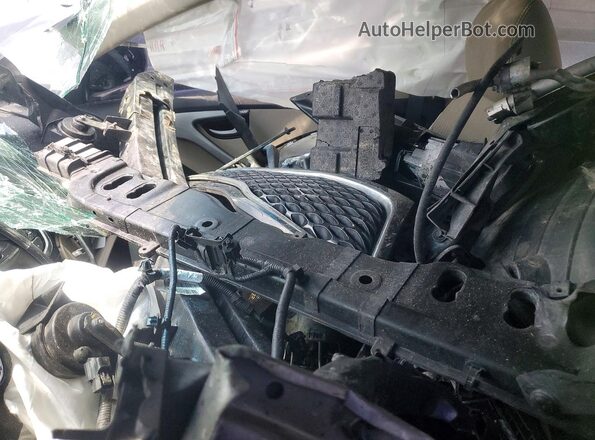 5NPDH4AE1GH709500 2016 HYUNDAI ELANTRA Черный Вид салона спереди