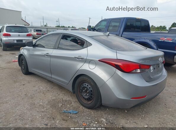 5NPDH4AE1GH710002 2016 HYUNDAI ELANTRA Silver Задня ліва чверть