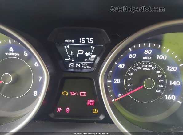 5NPDH4AE1GH710002 2016 HYUNDAI ELANTRA Silver Вид задніх сидінь