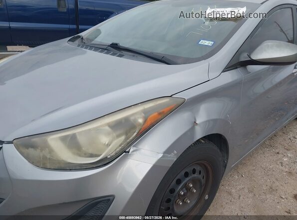5NPDH4AE1GH710002 2016 HYUNDAI ELANTRA Silver Вид спереду