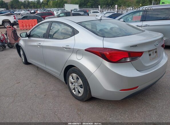 5NPDH4AE1GH718892 2016 HYUNDAI ELANTRA Silver Tył lewy