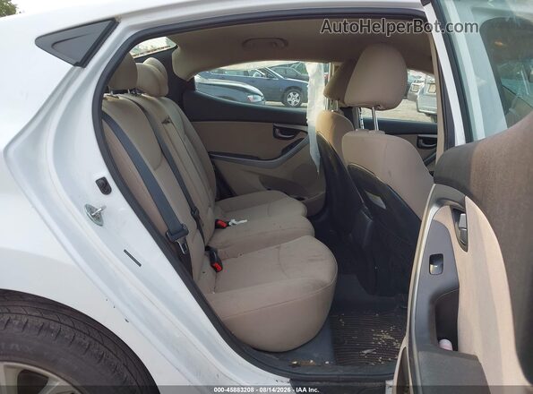 5NPDH4AE1GH729035 2016 HYUNDAI ELANTRA White Vista de la etiqueta del VIN