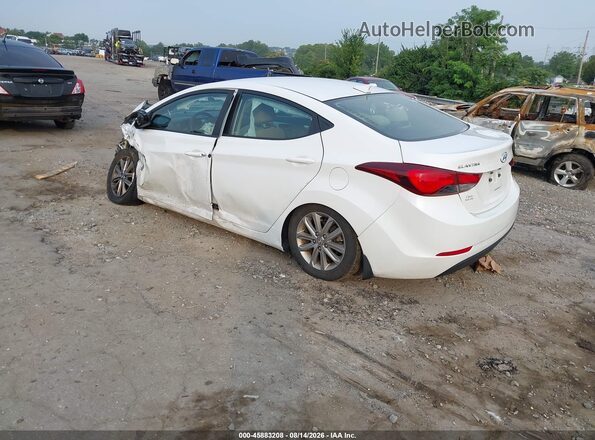 5NPDH4AE1GH729035 2016 HYUNDAI ELANTRA White Trasero izquierdo