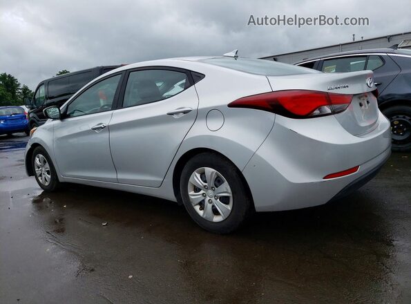 5NPDH4AE1GH738883 2016 HYUNDAI ELANTRA Серебряный Задняя левая четверть