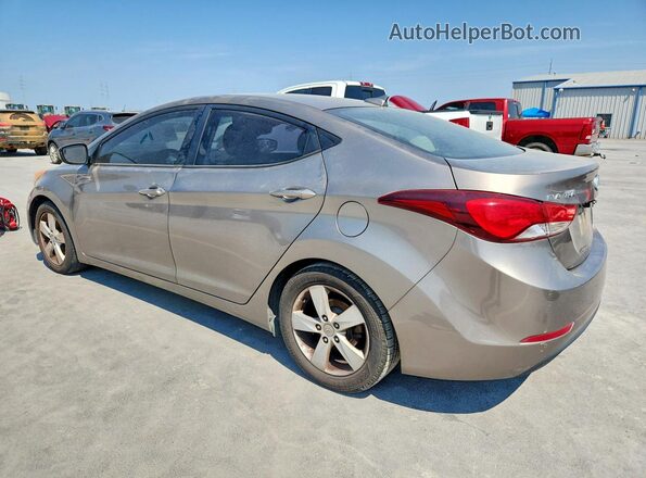 5NPDH4AE1GH768269 2016 HYUNDAI ELANTRA Tan Rear left