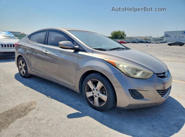 5NPDH4AE1GH768269 2016 HYUNDAI ELANTRA Tan Front right