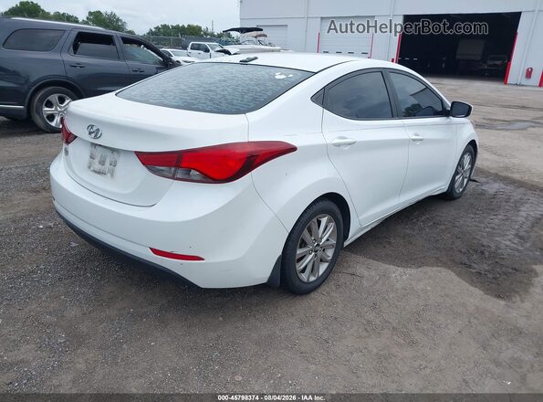 5NPDH4AE1GH774184 2016 HYUNDAI ELANTRA White Rear right