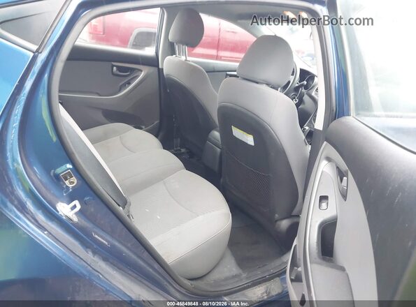 5NPDH4AE1GH789722 2016 HYUNDAI ELANTRA Синий Вид наклейки с VIN-кодом