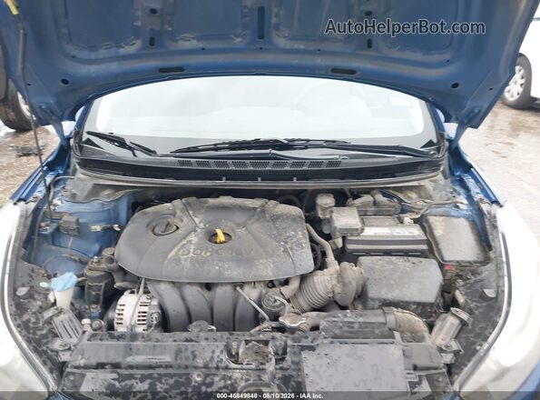 5NPDH4AE1GH789722 2016 HYUNDAI ELANTRA Синий Вид сзади