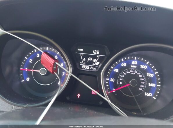 5NPDH4AE1GH789722 2016 HYUNDAI ELANTRA Синий Вид задних сидений