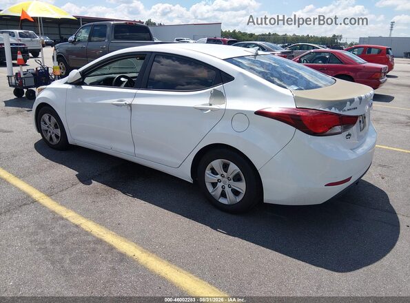 5NPDH4AE1GH792037 2016 HYUNDAI ELANTRA White Հետևի ձախ
