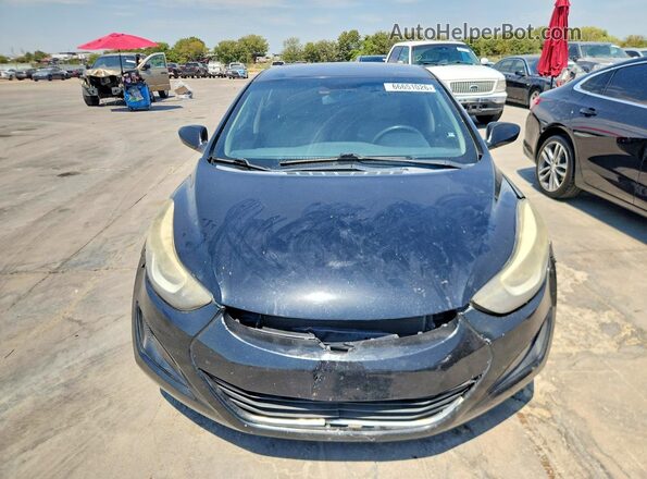 5NPDH4AE1GH792846 2016 HYUNDAI ELANTRA Black Вид спереду