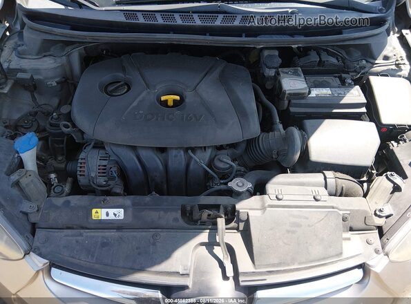 5NPDH4AE2GH656693 2016 HYUNDAI ELANTRA Brown Rear view