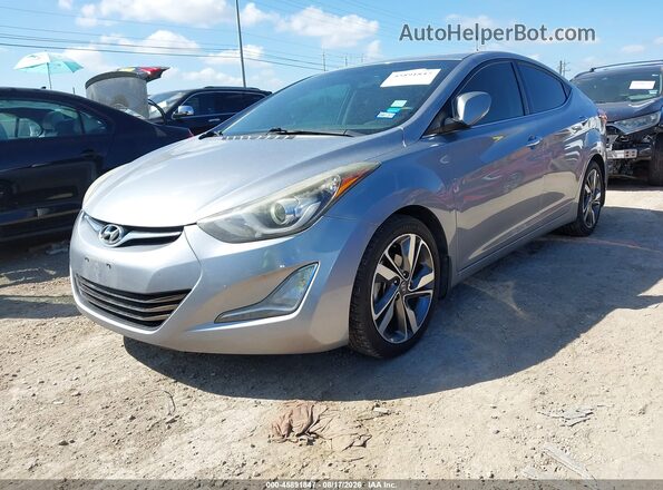 5NPDH4AE2GH676085 2016 HYUNDAI ELANTRA Silver Przód lewy