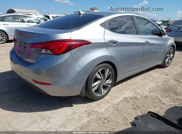 5NPDH4AE2GH676085 2016 HYUNDAI ELANTRA Silver Tył prawy