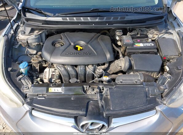 5NPDH4AE2GH676085 2016 HYUNDAI ELANTRA Silver Widok z tyłu