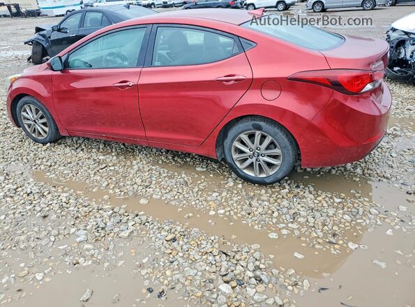 5NPDH4AE2GH683022 2016 HYUNDAI ELANTRA Burgundy Задня ліва чверть