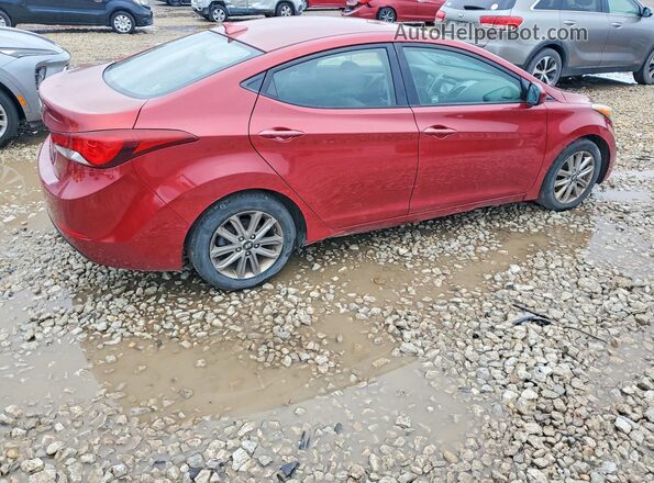 5NPDH4AE2GH683022 2016 HYUNDAI ELANTRA Burgundy Задня права чверть
