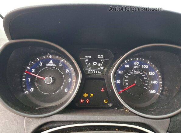 5NPDH4AE2GH683022 2016 HYUNDAI ELANTRA Burgundy Вид щитка приладів