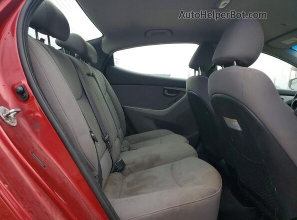 5NPDH4AE2GH683022 2016 HYUNDAI ELANTRA Burgundy Вид задніх сидінь