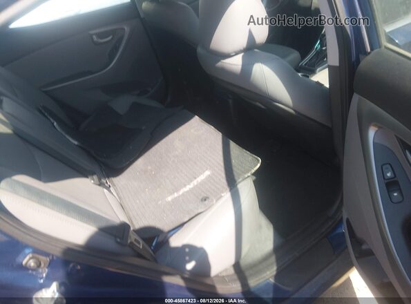 5NPDH4AE2GH714883 2016 HYUNDAI ELANTRA Blue Вид наклейки з VIN-кодом