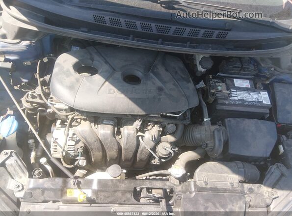 5NPDH4AE2GH714883 2016 HYUNDAI ELANTRA Blue Вид ззаду