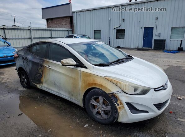 5NPDH4AE2GH715354 2016 HYUNDAI ELANTRA Белый Передняя правая четверть