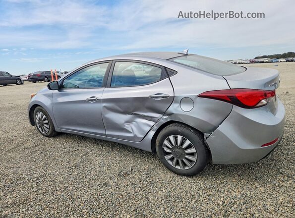 5NPDH4AE2GH725396 2016 HYUNDAI ELANTRA Gray Tył lewy