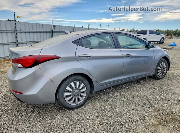 5NPDH4AE2GH725396 2016 HYUNDAI ELANTRA Gray Tył prawy