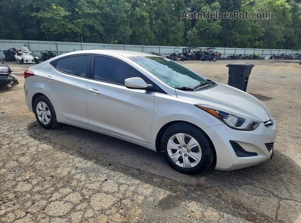5NPDH4AE2GH732042 2016 HYUNDAI ELANTRA Silver Передня права чверть