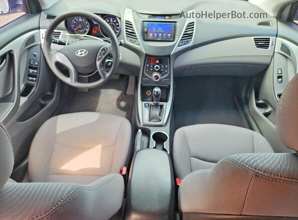 5NPDH4AE2GH732042 2016 HYUNDAI ELANTRA Silver Вид панелі приладів