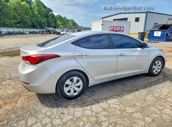5NPDH4AE2GH732042 2016 HYUNDAI ELANTRA Silver Задня права чверть