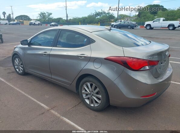 5NPDH4AE2GH741307 2016 HYUNDAI ELANTRA Коричневый Задняя левая четверть