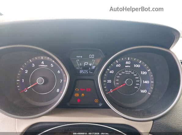 5NPDH4AE2GH741307 2016 HYUNDAI ELANTRA Коричневый Вид задних сидений