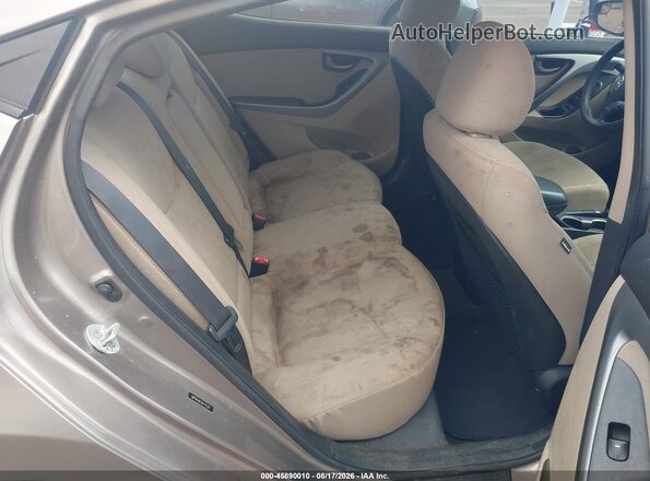 5NPDH4AE2GH741307 2016 HYUNDAI ELANTRA Коричневый Вид наклейки с VIN-кодом