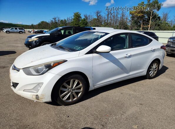5NPDH4AE2GH744515 2016 HYUNDAI ELANTRA White Задня ліва чверть