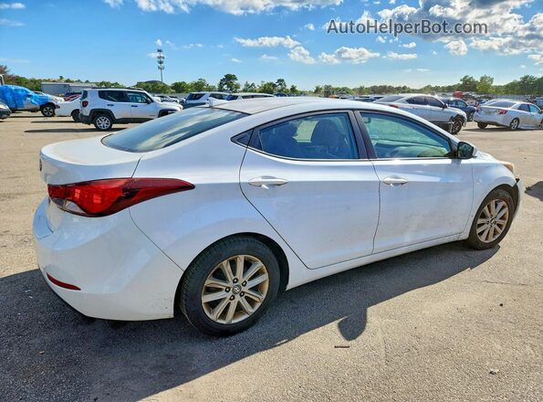 5NPDH4AE2GH744515 2016 HYUNDAI ELANTRA White Передня права чверть